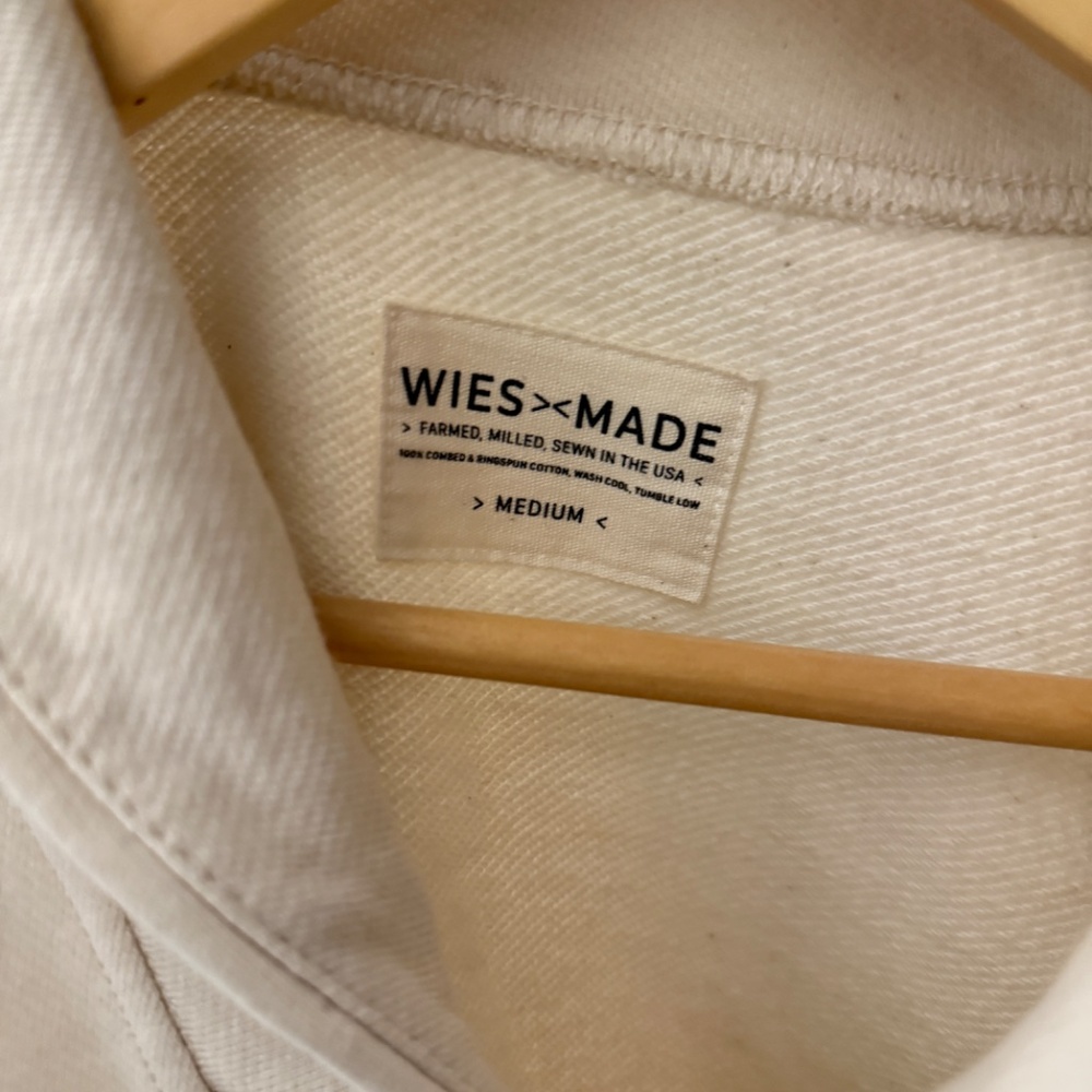 Wies Made Bodega Shawl Collar Cardigan, Men's Medium, Natural - Picture 2 of 7
